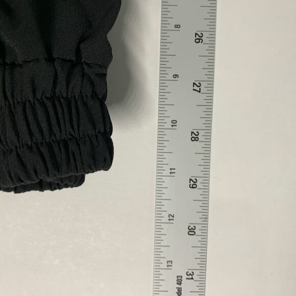 Maniere De Voir 4 Womens Reflective Piped Cargo Pants Black Modern - Picture 8 of 10